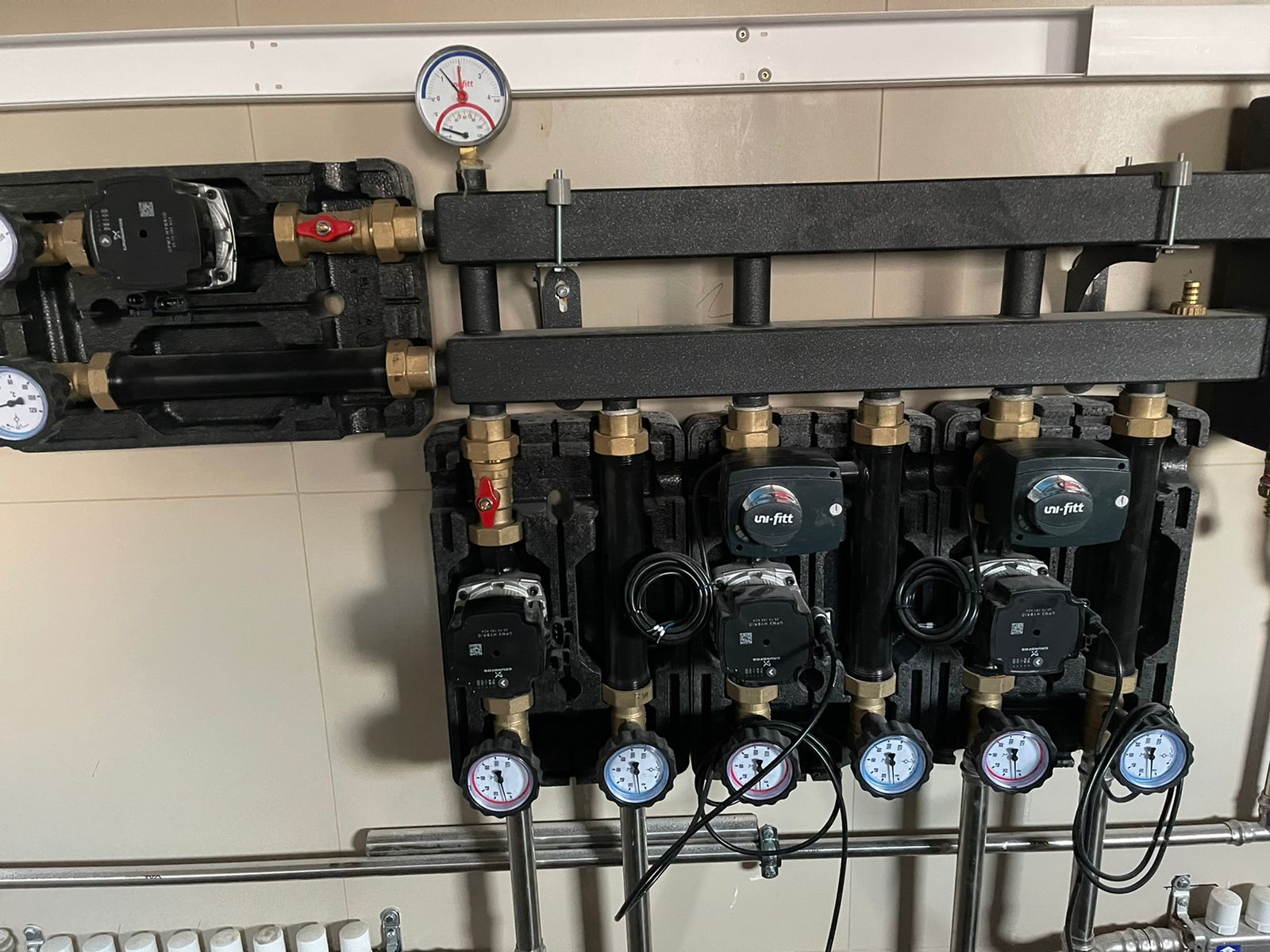 Монтаж системы отопления